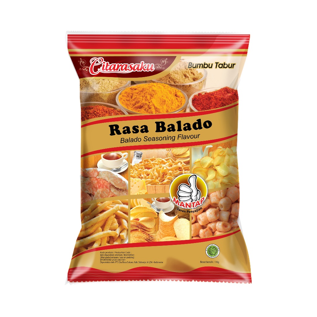 Jual Citarasaku Bumbu Tabur Rasa Balado Kg Shopee Indonesia