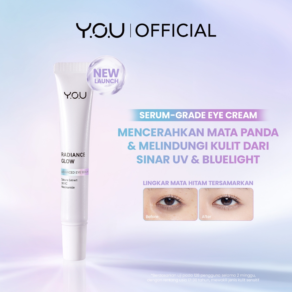 Jual You Radiance Glow Advanced Eye Serum Eye Cream Mencerahkan Mata