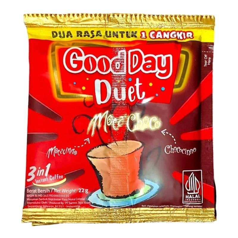 Jual Kopi Good Day Duet Moca Choco In Sachet Gram Renceng Isi