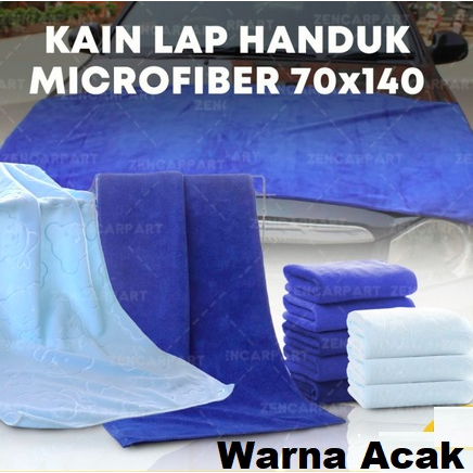 Jual Kain Lap HANDUK Microfiber Besar Mandi Cuci Mobil Motor Wajah