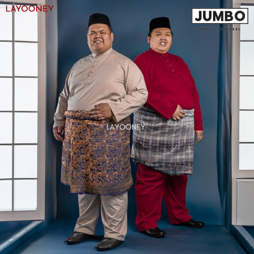 Jual Baju Melayu Pria Teluk Belanga Cekak Musang Ukuran Jumbo Super