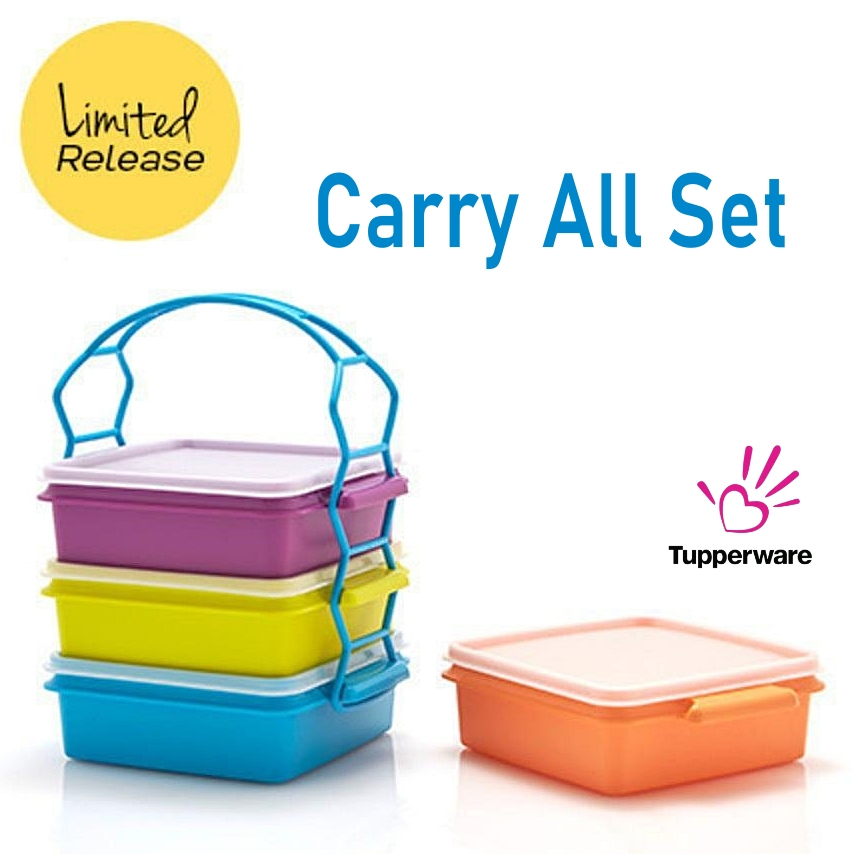 Jual Tupperware Carry All Set Rantang Kotak Shopee Indonesia