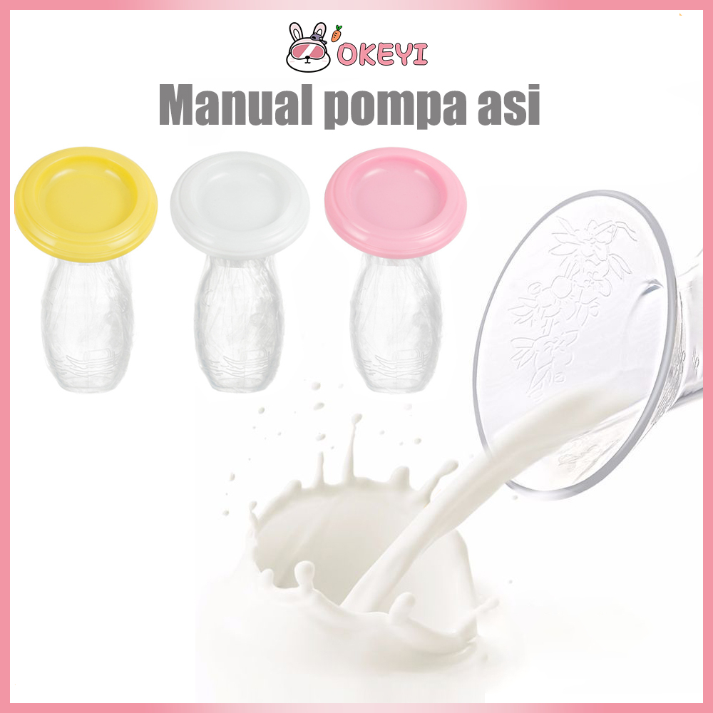 Jual Okeyi Breast Pump Silicone Pompa Asi Manual Silikon Bpa Free