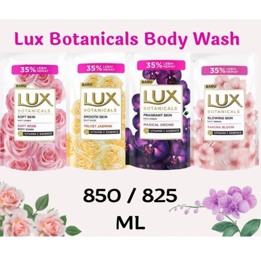 Jual LUX Body Wash Sabun Mandi Cair Sakura Bloom Magical Orchid Velvet