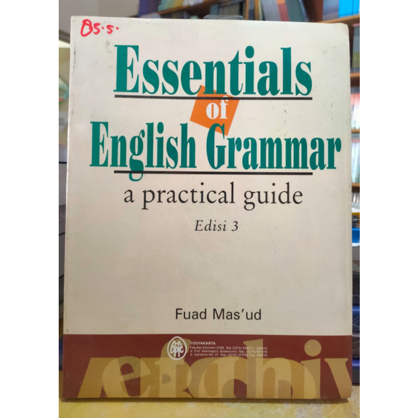 Jual Essentials Of English Grammar A Practical Guide Edisi 3 Fuad Mas