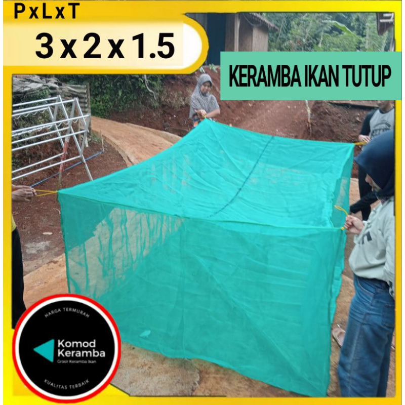 Jual Keramba Ikan X X Tutup Resleting Kerambah Ikan Lele Jaring