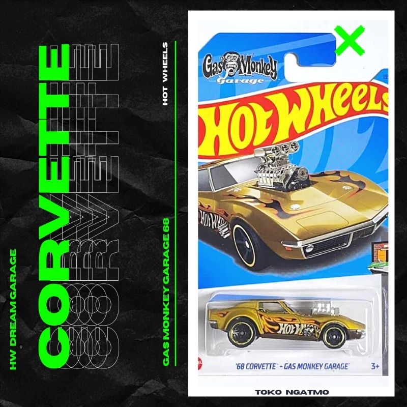 Jual Hot Wheels Corvette Gas Monkey Garage Shopee Indonesia