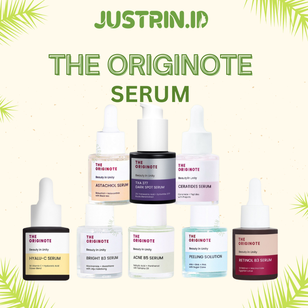 Jual THE ORIGINOTE SERUM Bright B3 Acne B5 Ceratides Peeling AHA BHA