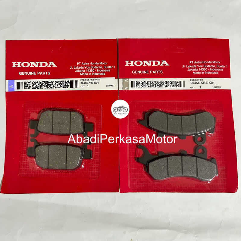 Jual Paket Kampas Rem Depan Belakang Honda PCX 150 KRE K97 Shopee