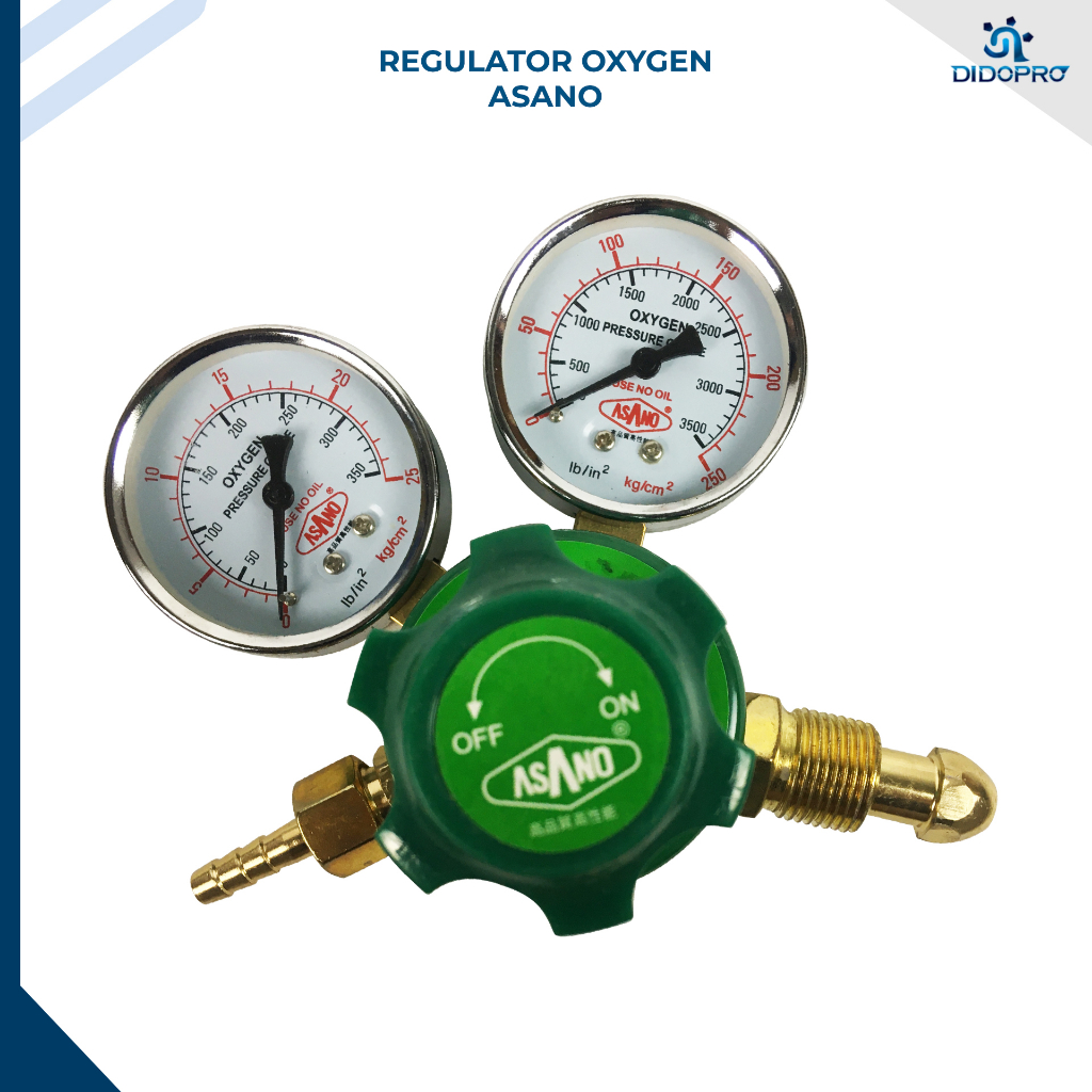 Jual Regulator Las Oksigen Asano Pressure Gauge Regulator Tabung