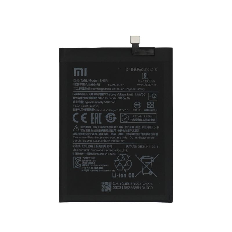 Jual Baterai Batre Xiaomi Bn A Original Hp Xiaomi Redmi Note G