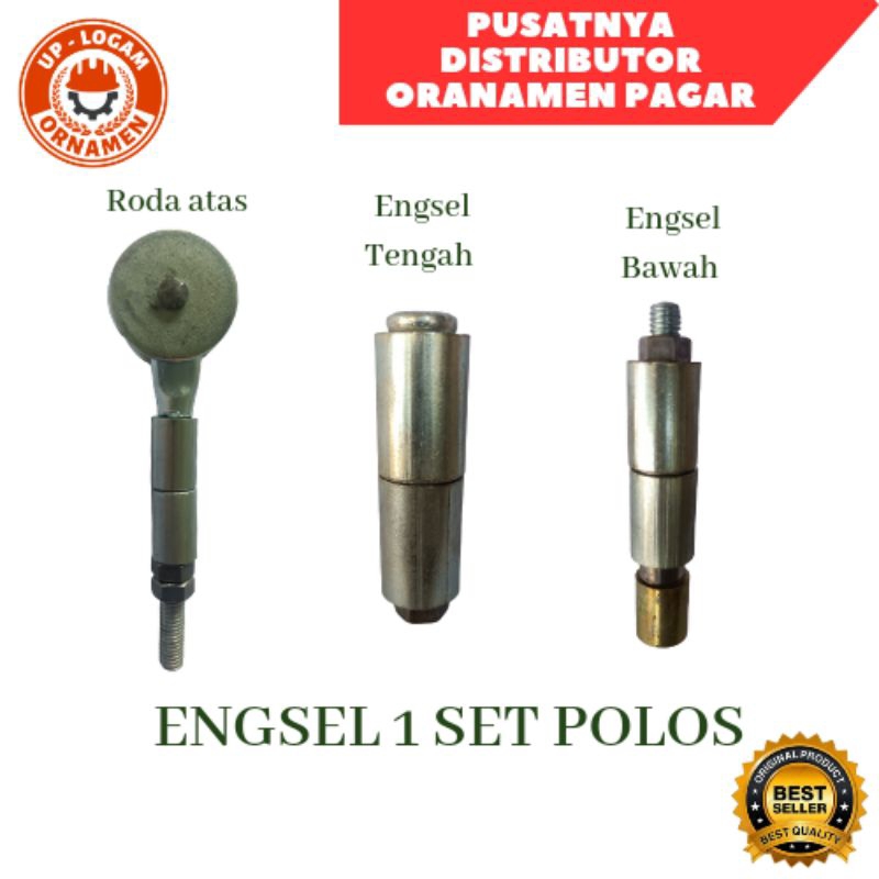 Jual Engsel Pintu Garasi Roda Pintu Esel Bawah Henderson 1 Set