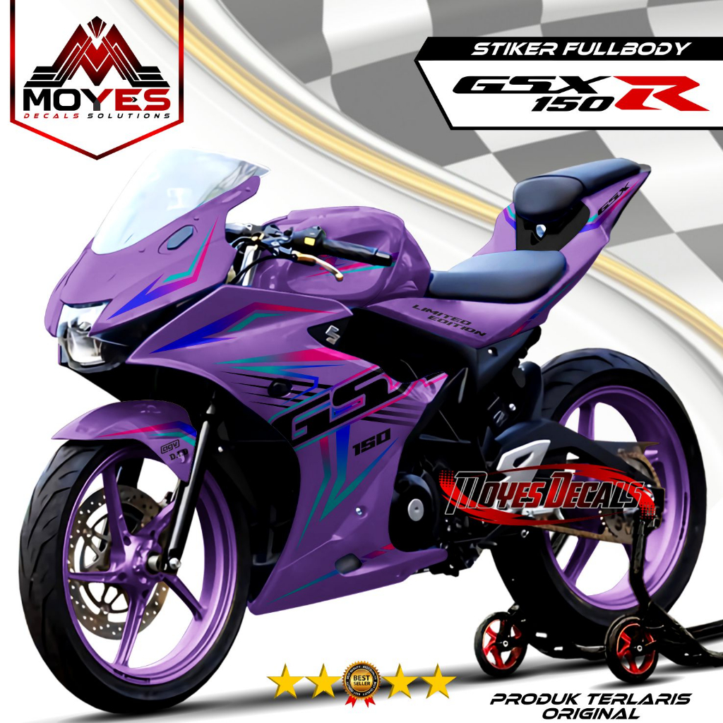 Jual Decal Gsx R Fullbody Sticker Skotlet Variasi List Bunglon