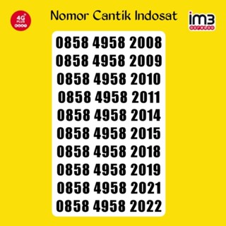 Jual Kartu Perdana Nomor Cantik Indosat Seri Tahun Lahir Shopee Indonesia