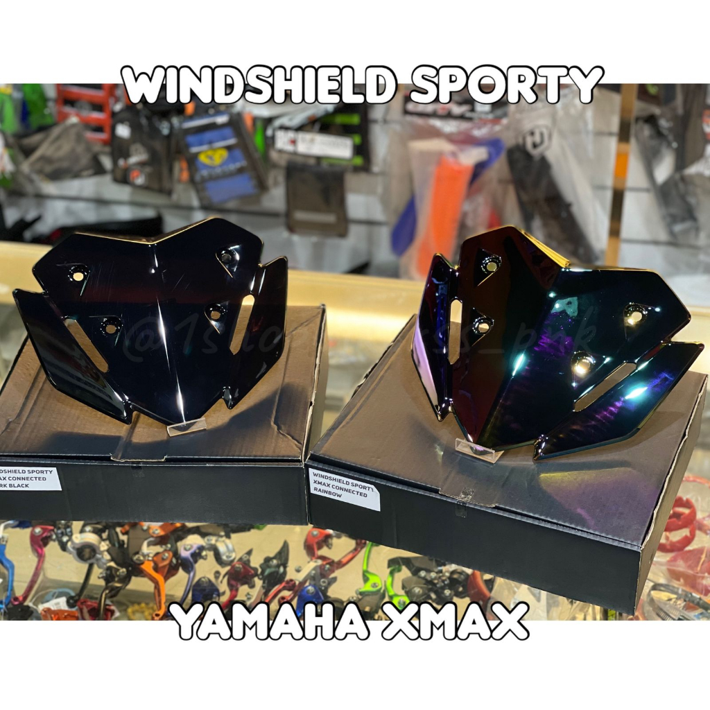 Jual Windshield Visor Tipe Sporty Yamaha Xmax New 2023 Connected