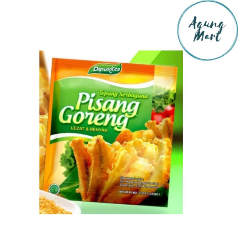 Jual Tepung Pisang Goreng Dapur Kita G Shopee Indonesia