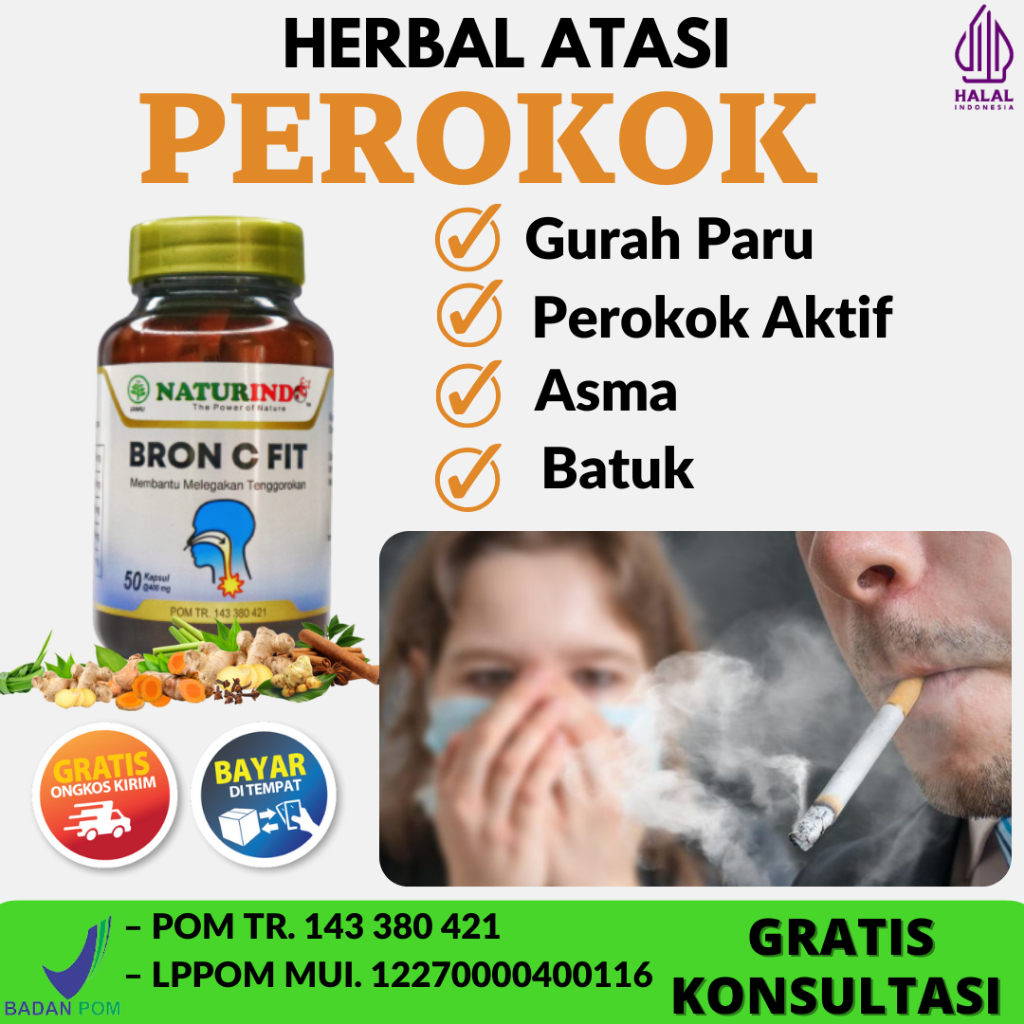 Jual Obat Perokok Aktif Pasif Detox Paru Batuk Menaun Gurah Paru Paru