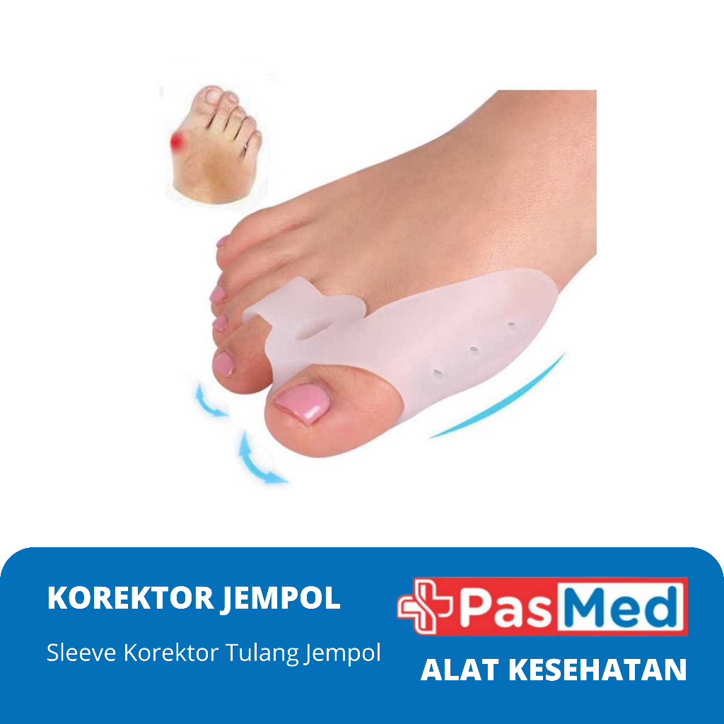 Jual Pelurus Jari Kaki Bunion Hallux Valgus Korektor Separator Jempol