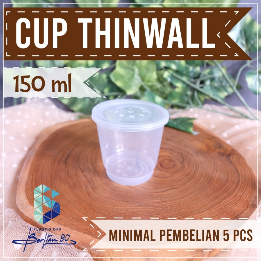 Jual Thinwall Sauce Cup Ml Plastik Tutup Tempat Saus Container