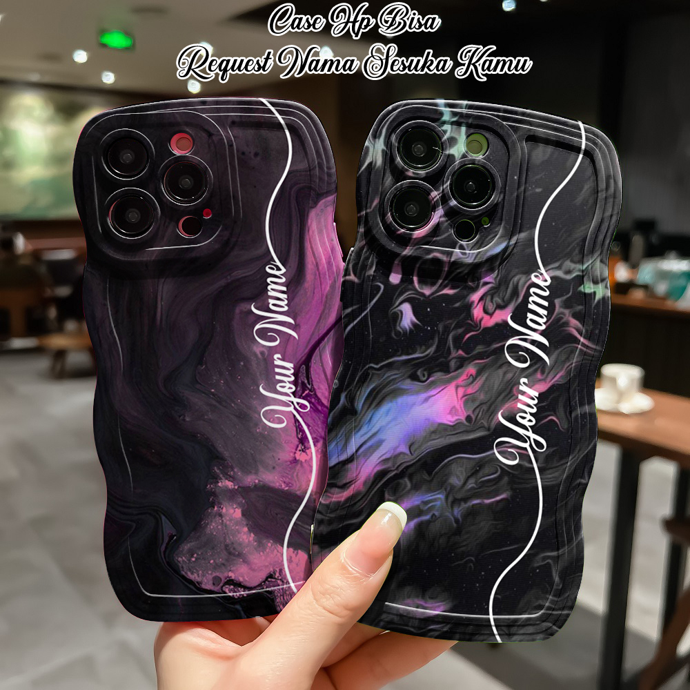 Jual RY 712 CASE HP MOTIF MARBLE BISA REQUEST NAMA CASING SILICON