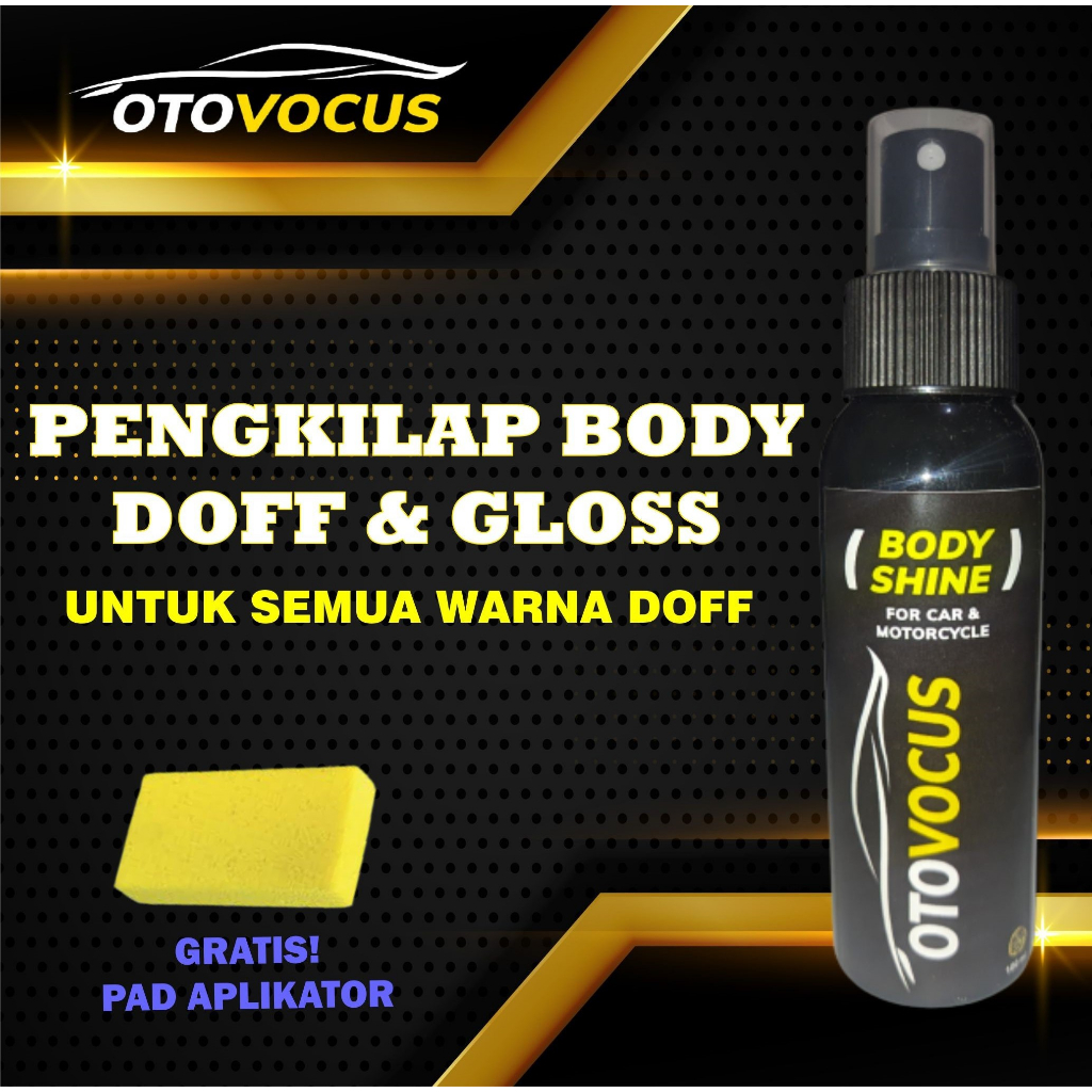 Jual Pengkilap Body Motor Doff Super Shine Wetlook Otovocus 100 Ml