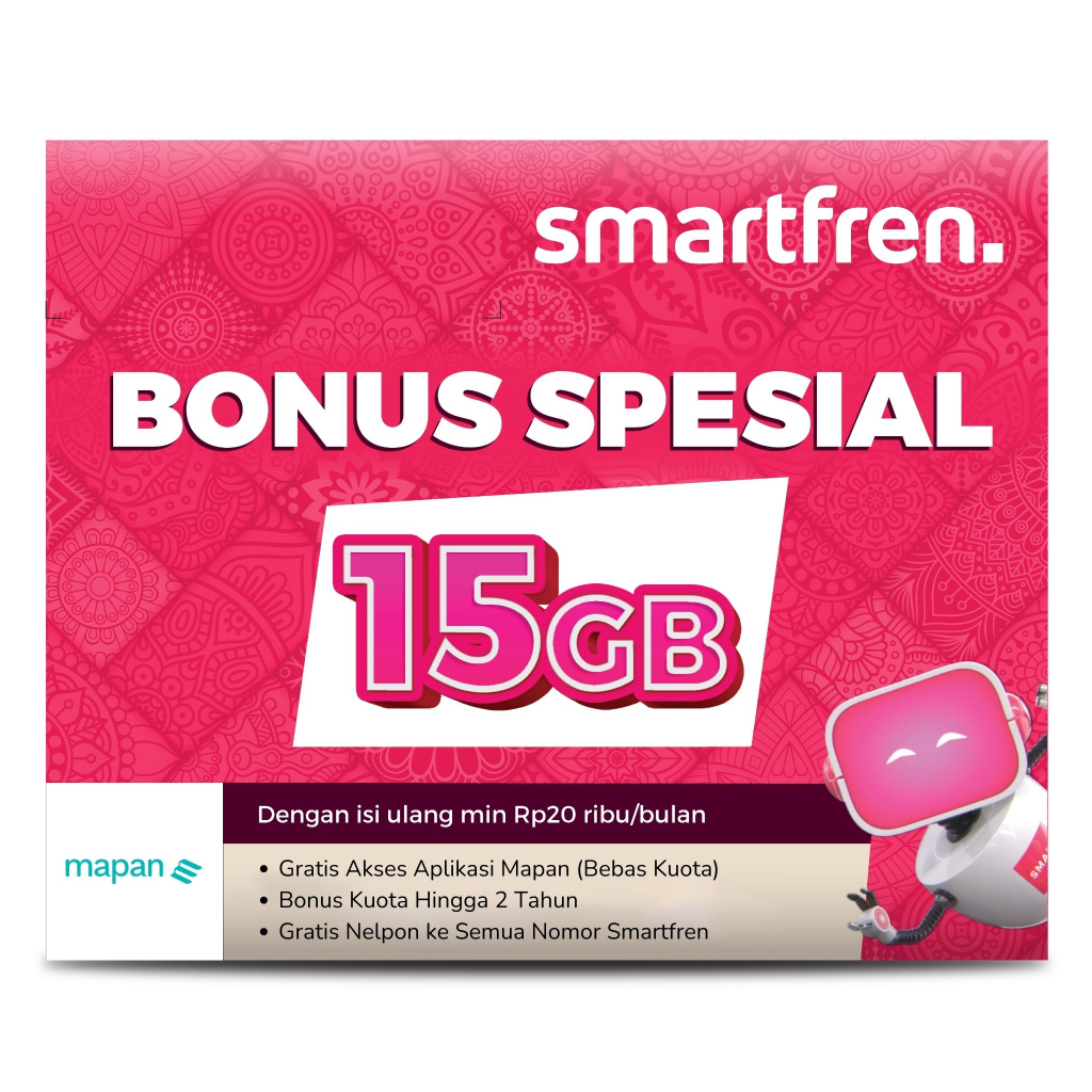 Jual Kartu Perdana Smartfren X Mapan Shopee Indonesia