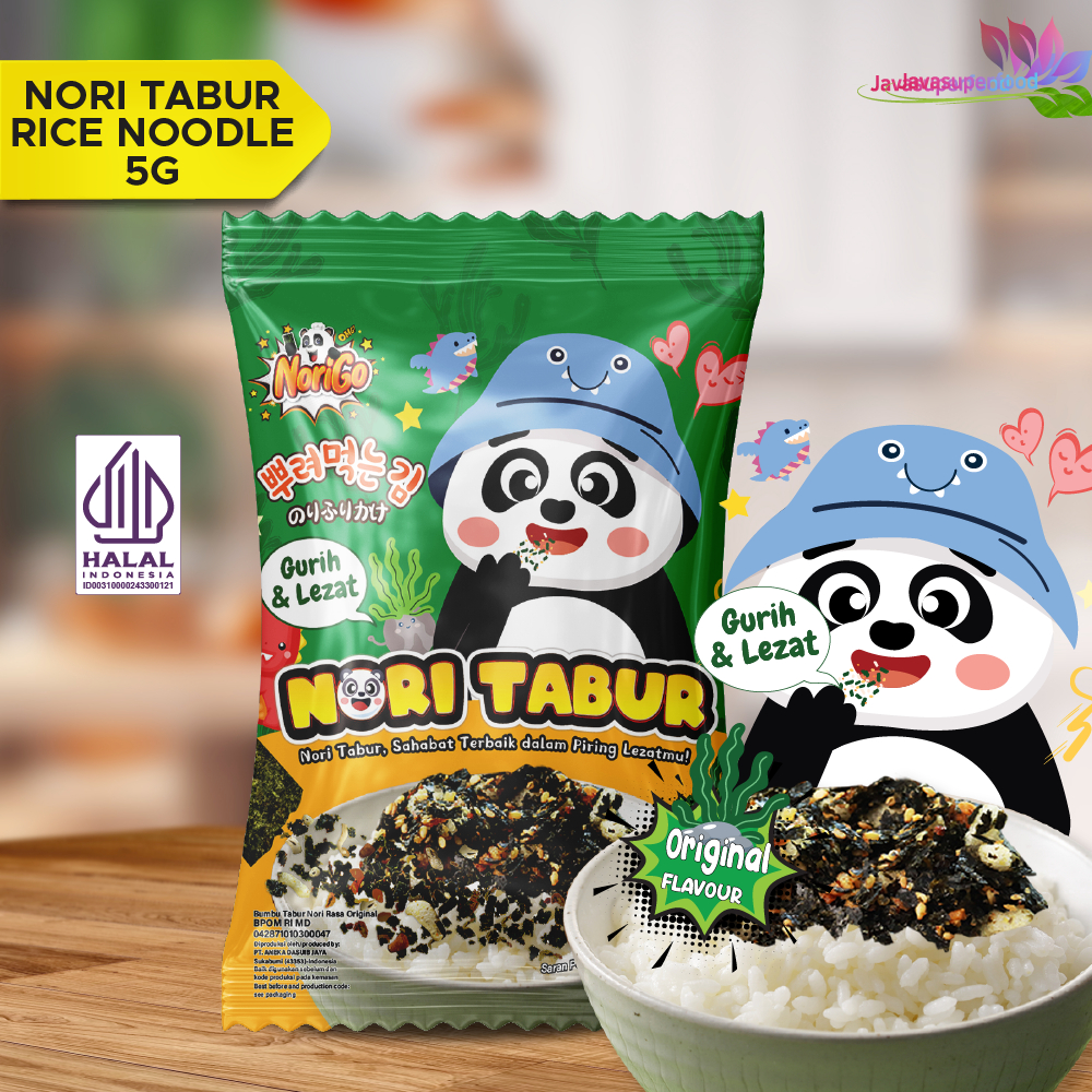 Jual Nori Tabur Rice Noodle Rumput Laut Panggang 1 RENCENG ISI 12PCS