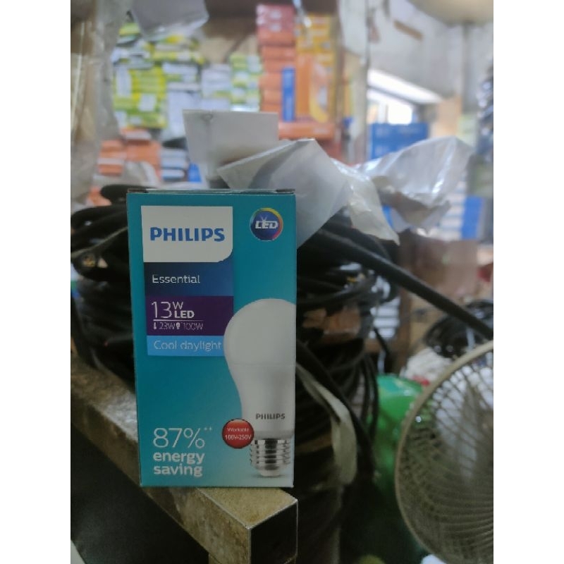 Jual Led W Philips Essential Cool Daylight Shopee Indonesia