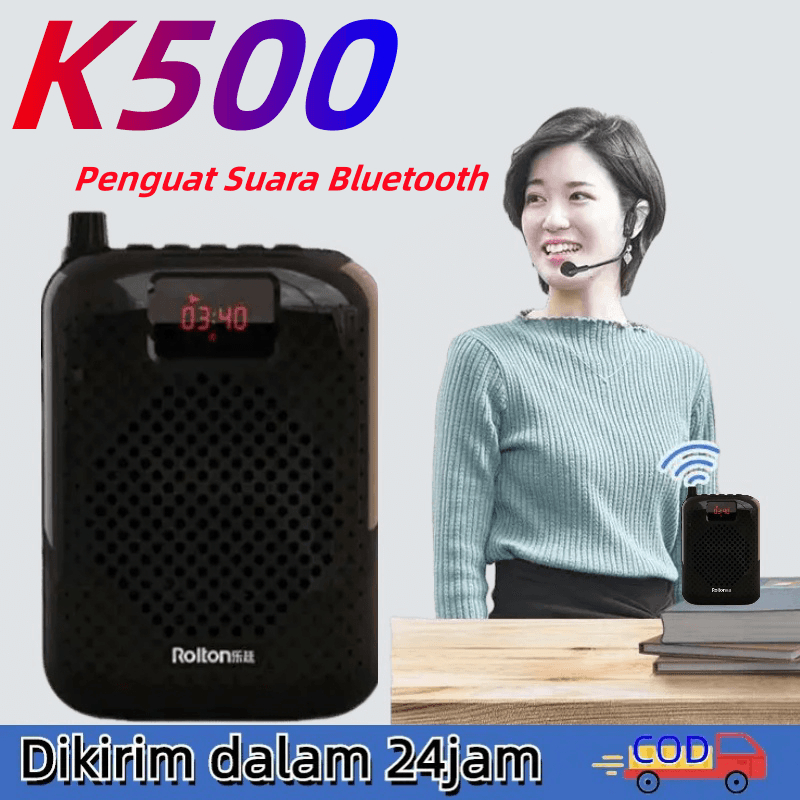 Jual Rolton Penguat Suara Bluetooth K Speaker Megaphone Mikrofon