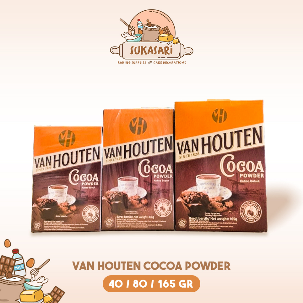 Jual Sukasari Van Houten Cocoa Powder Gr Gr Gr Coklat