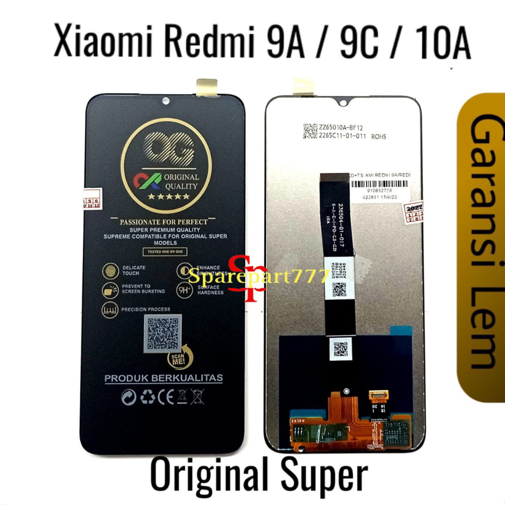 Jual Original Super OG LCD Touchscreen Fullset Xiaomi Redmi 9A 9C