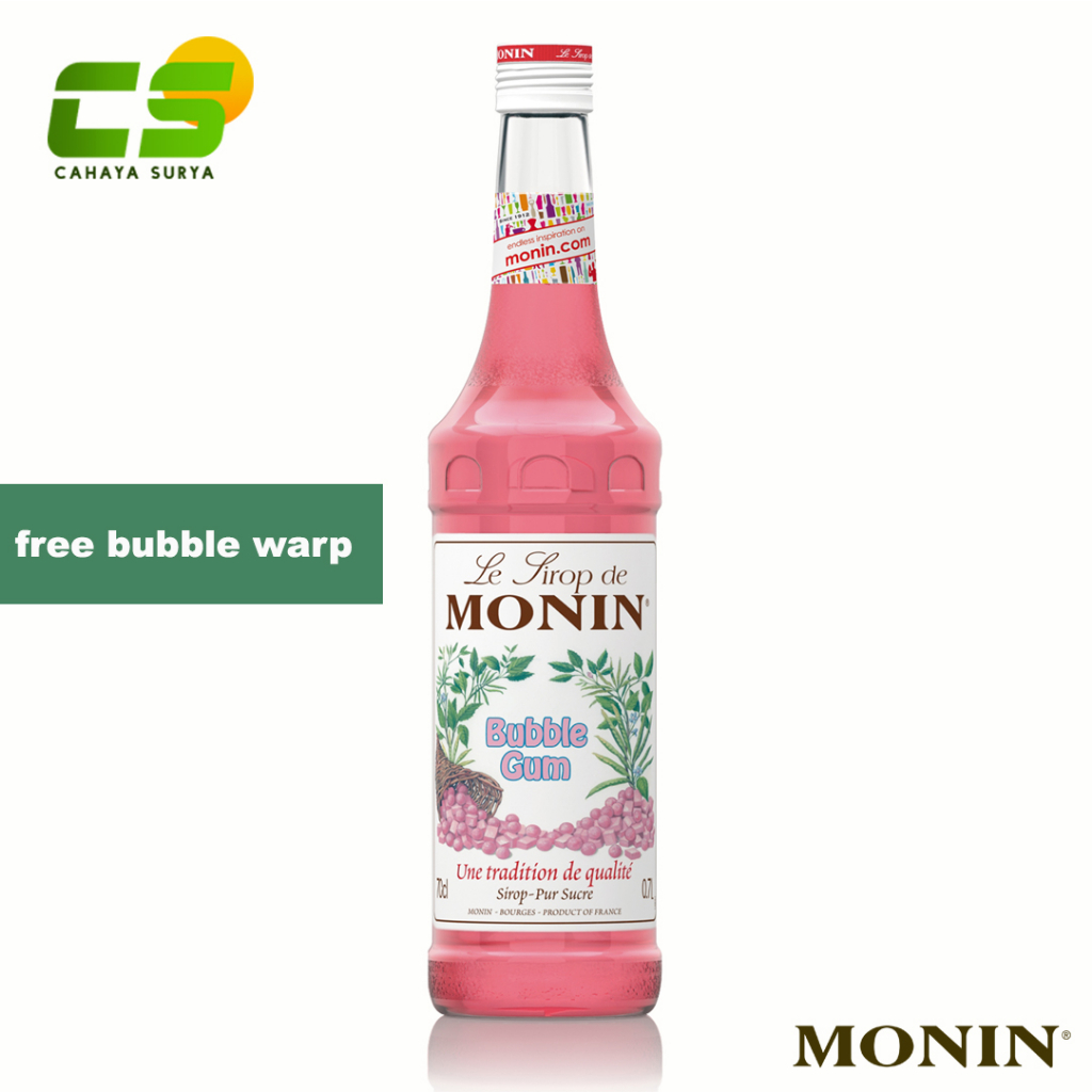 Jual Monin Syrup Sirup Bubble Gum Syrup 700 Ml Shopee Indonesia