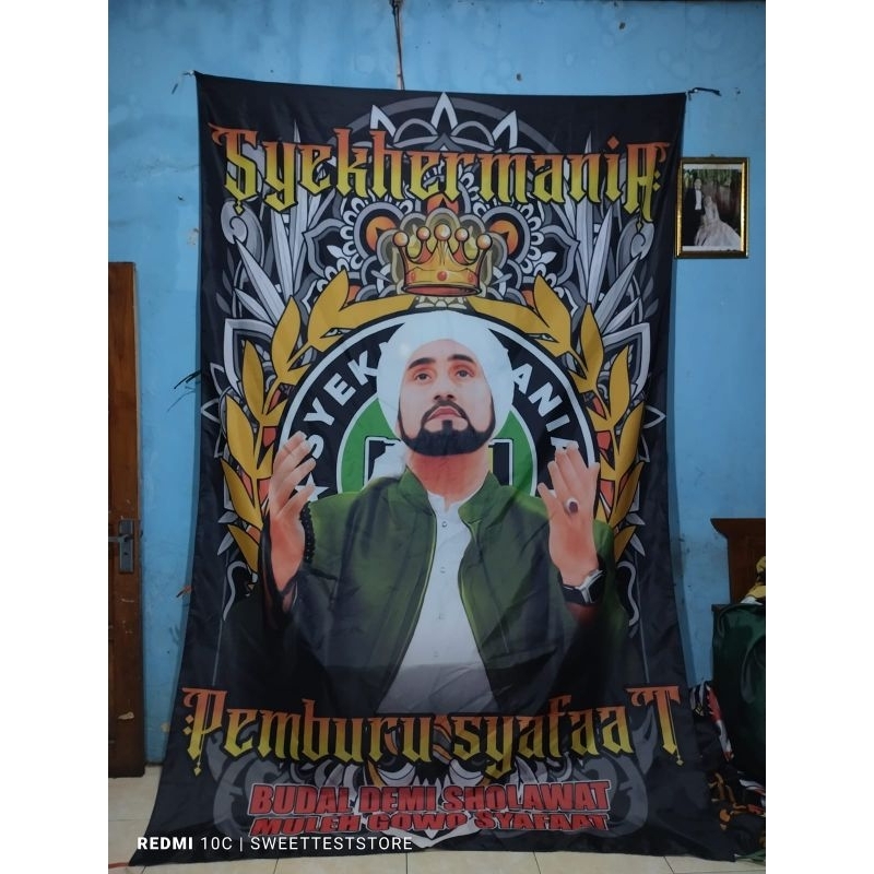 Jual Ready Stok Hari Jadi Terlaris Bendera Syekhermania Full