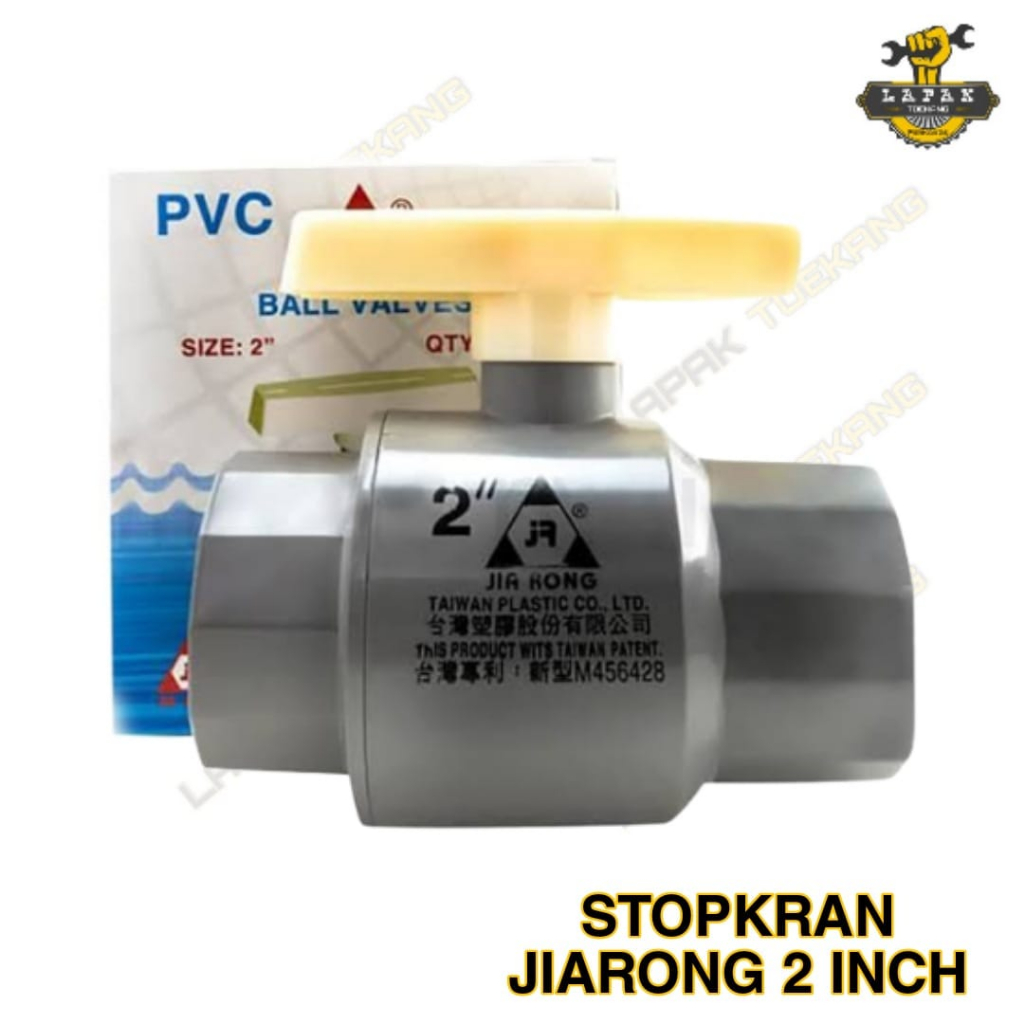 Jual Ball Valve Stop Kran Pvc Jia Rong Inch Shopee Indonesia