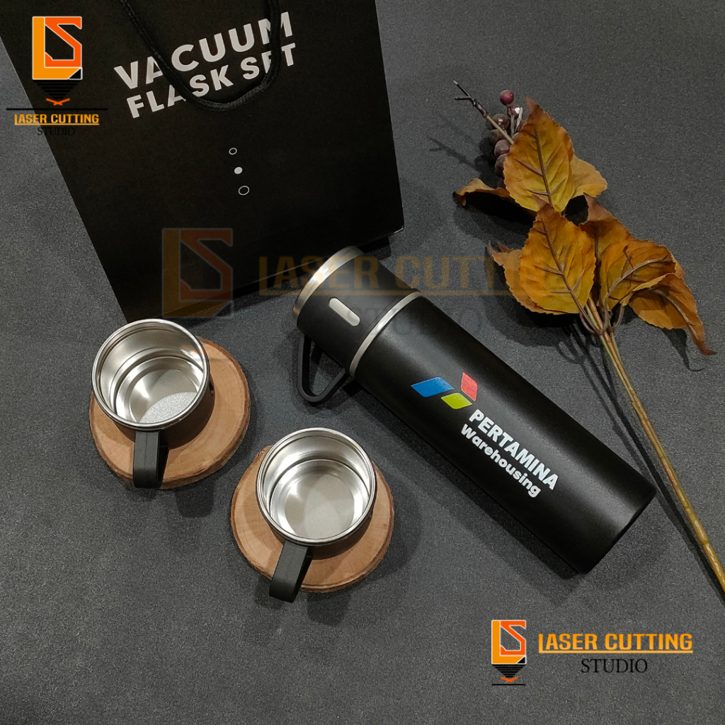 Jual Tumbler Sultan Vacuum Flask Set Custom Termos Stainless Mug