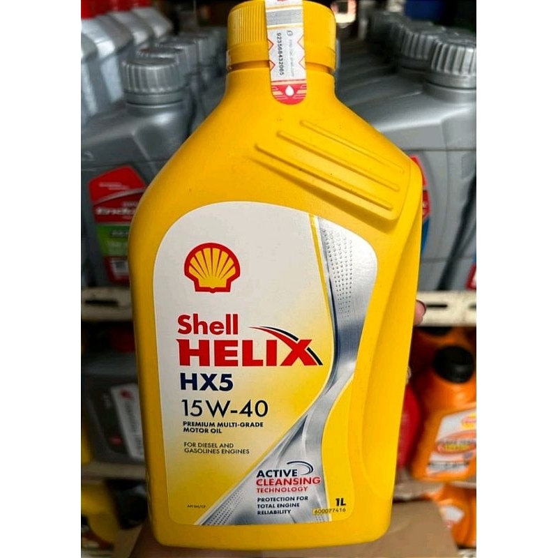 Jual Shell Helix Hx W Liter Asli Original Barcode Shopee