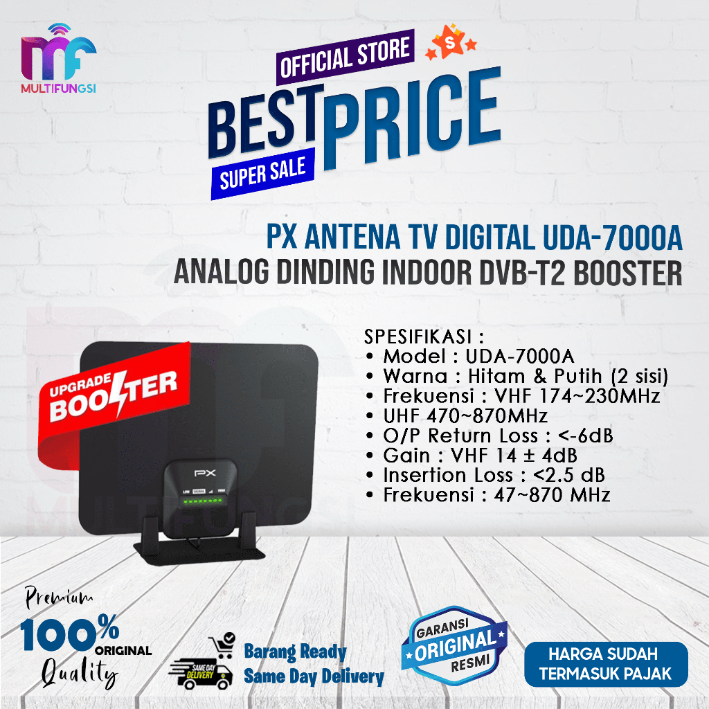 Jual Px Antena Tv Digital Uda A Analog Dinding Indoor Dvb T