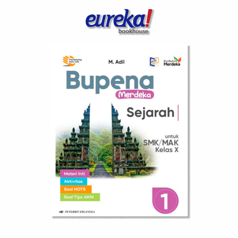 Jual Erlangga Bupena Merdeka Sejarah SMK MAK KLS 10 KM Kurikulum