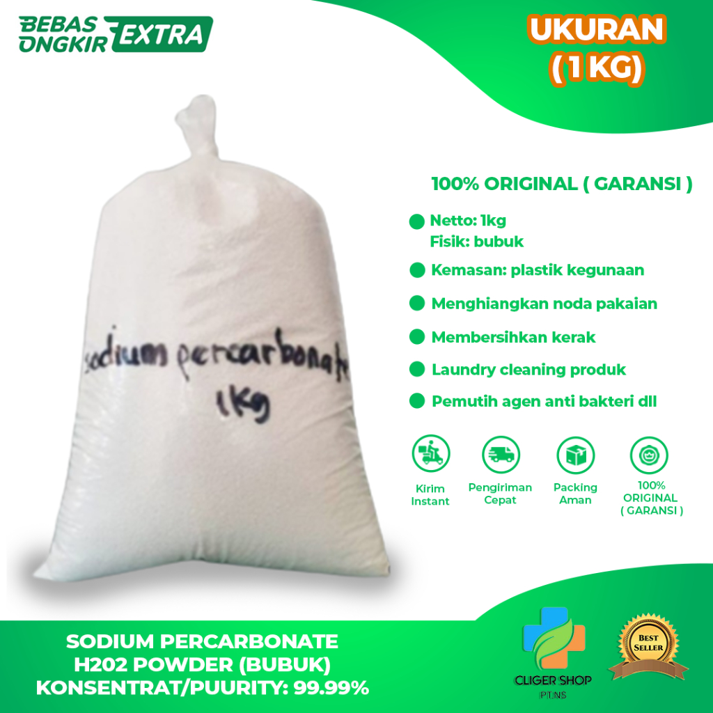 Jual Sodium Percarbonate H O Powder Bubuk Deterjen Oxy Kg