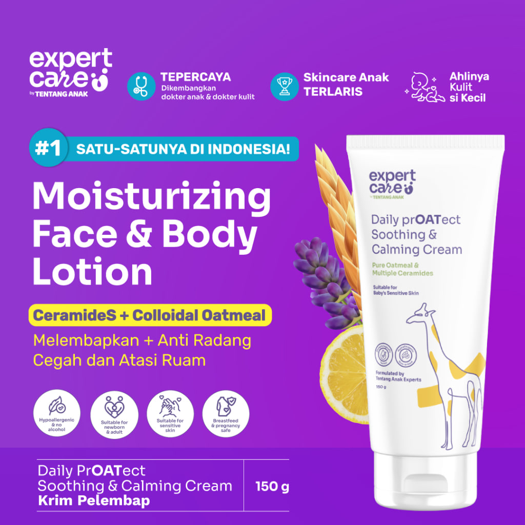 Jual Expert Care Daily Proatect Soothing Calming Cream Lotion Badan