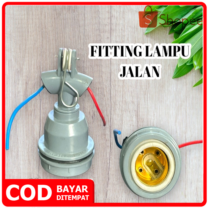 Jual FITTING WD LAMPU JALAN MODEL GANTUNG BESI Shopee Indonesia