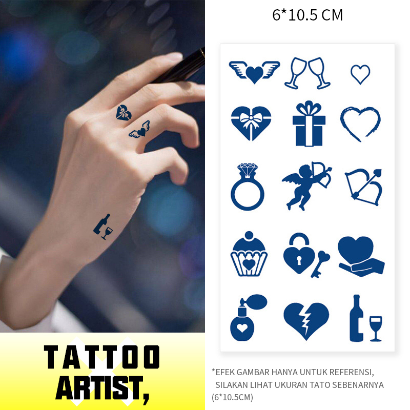 Jual Motif Lucu Tato Pola Lucu Tatto Tato Temporer Tahan Air Stiker