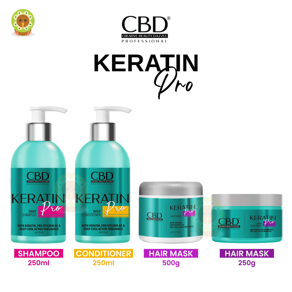 Jual Cbd Professional Daily Keratin Pro Shampoo Conditioner Hair