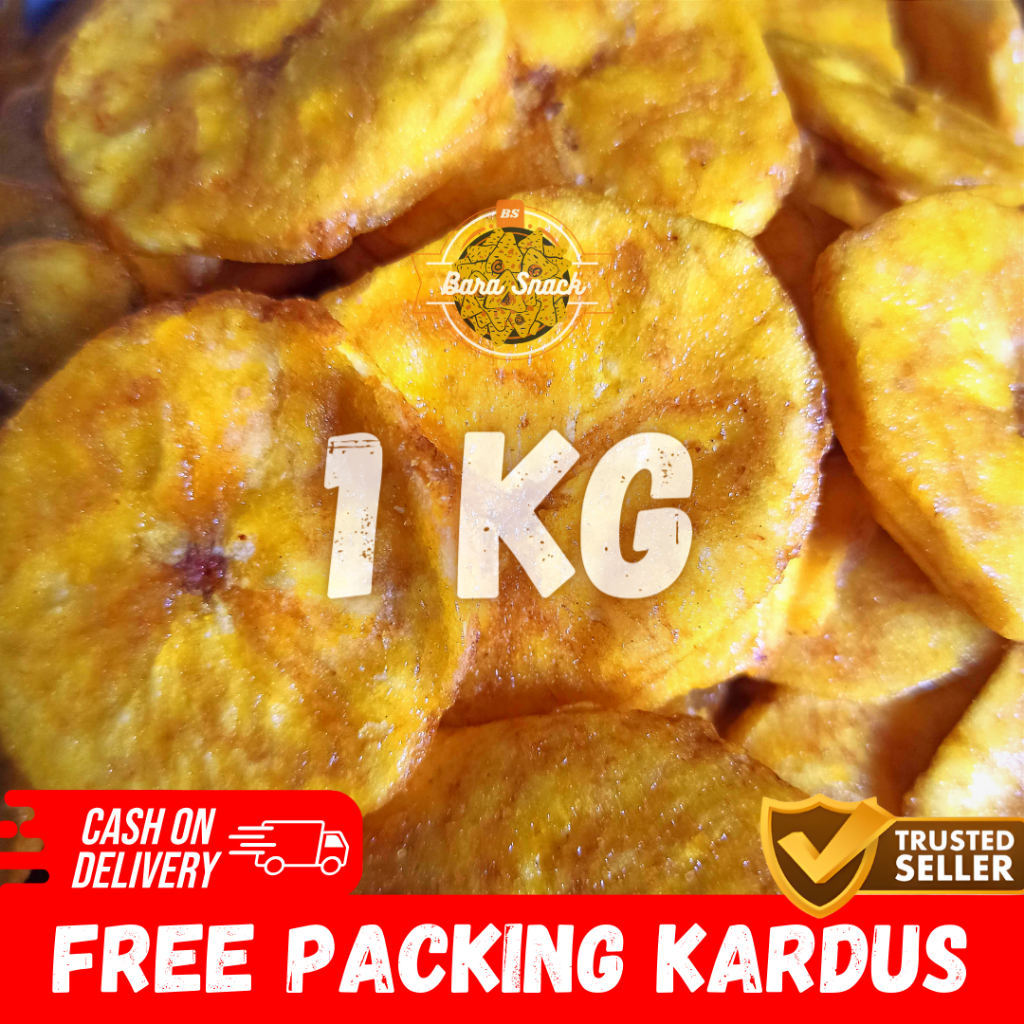 Jual Kg Keripik Pisang Koin Manis Banana Chips Premium Camilan