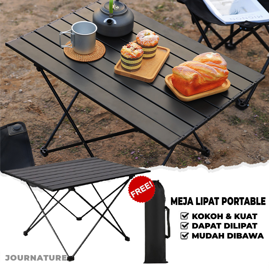 Jual JOURNATURE Meja Lipat Outdoor Portable Aluminium Meja Lipat