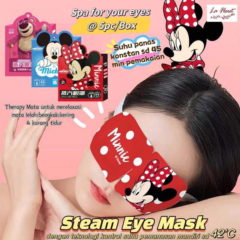 Jual Masker Mata Relaxasi Steam Eye Mask Character Lucu Kemasan Box