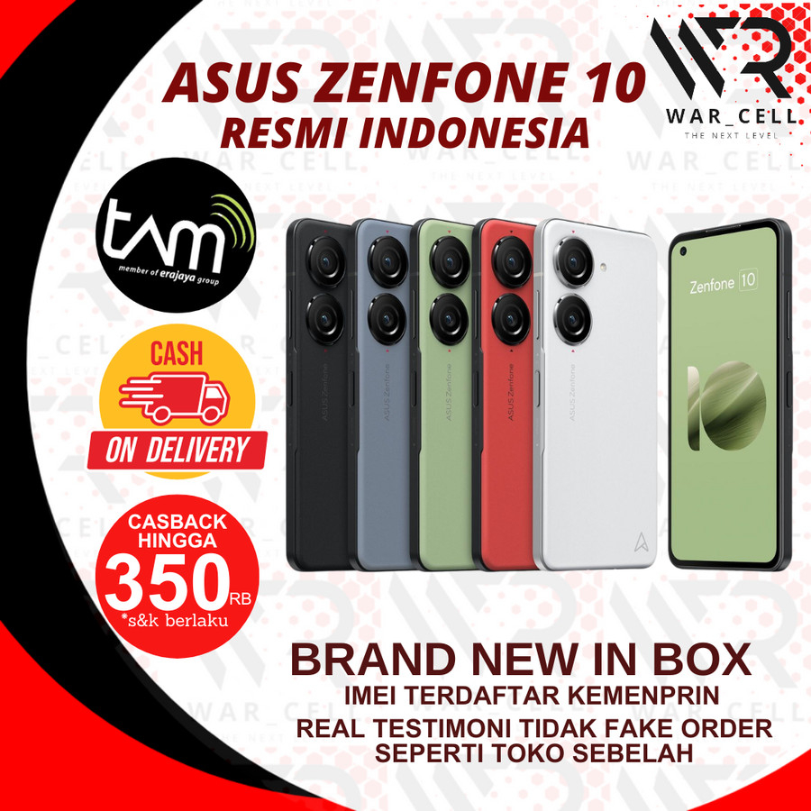 Jual RESMI TAM Zenfone 10 8 128GB 8 256GB 16 512GB Garansi Asus