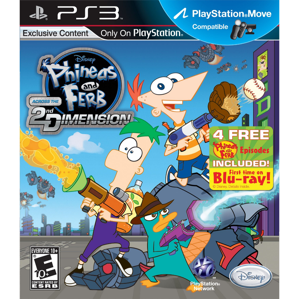 Jual DVD Kaset Game PS3 PKG Multiman HEN Phineas And Ferb Across The