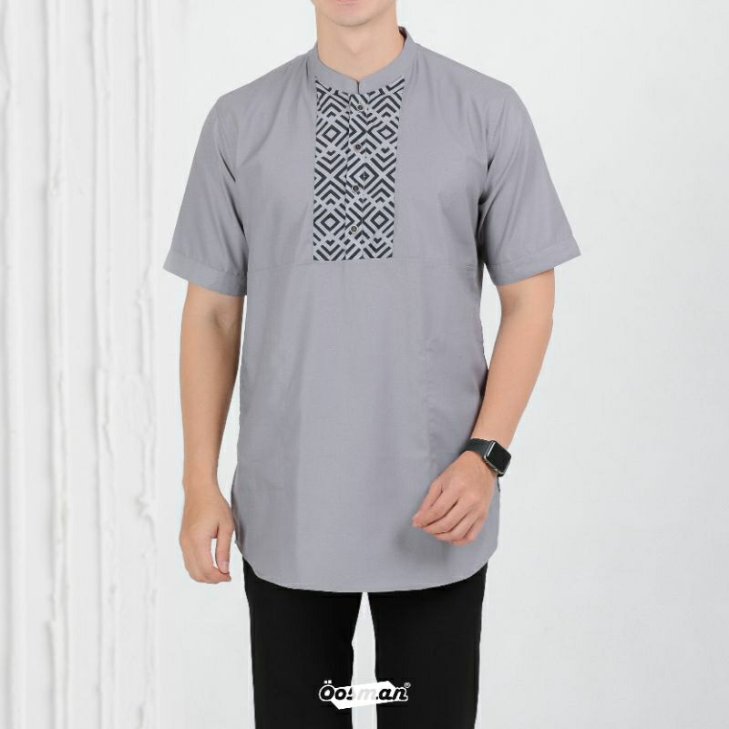 Jual KURTA AMMAR OOSMAN Koko Kurta Dewasa Pakistan Lengan Pendek