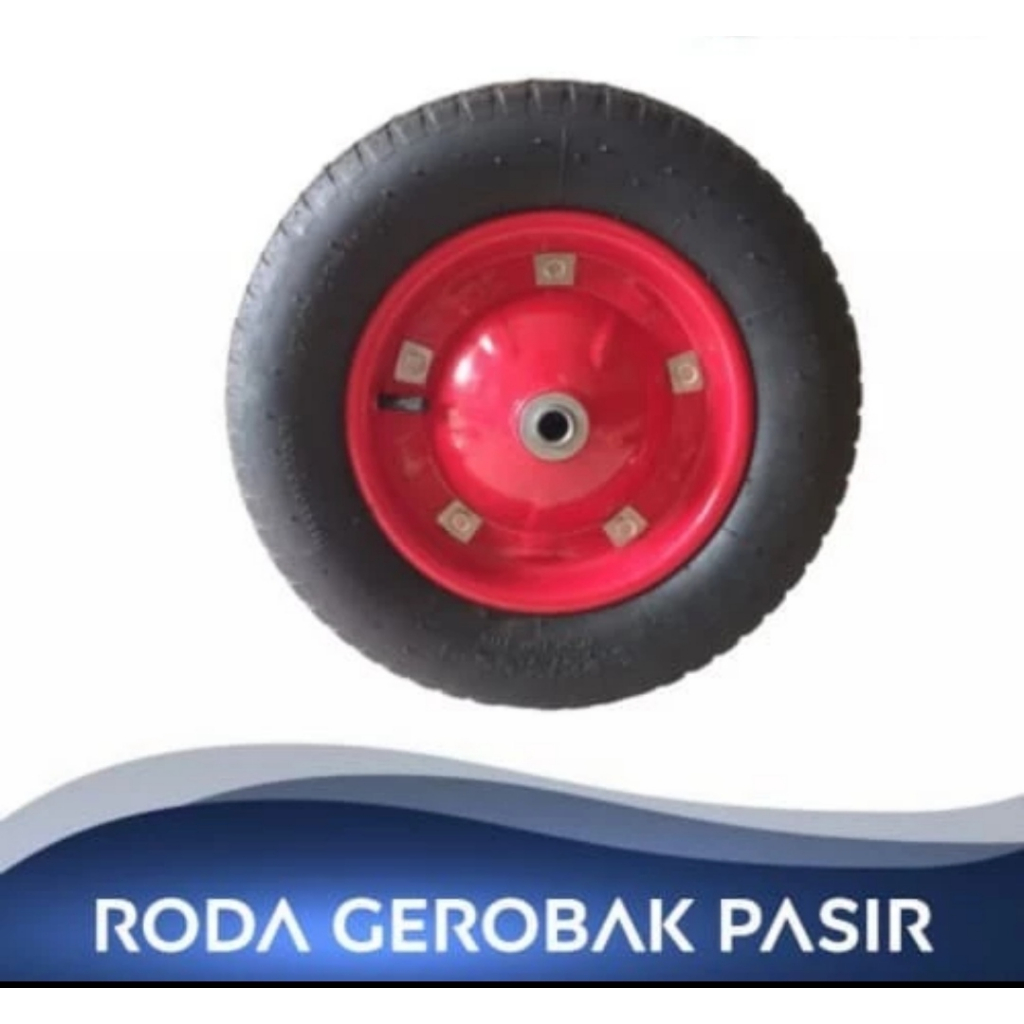 Jual Full Set Roda Gerobak Sorong Gerobak Pasir Lengkap Ban Dalam Luar